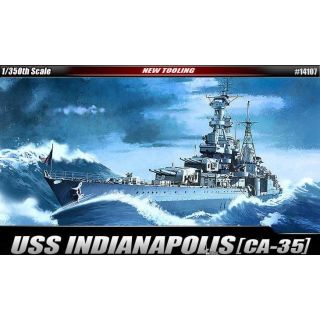 Model Kit loď 14107 - USS CA-35 INDIANAPOLIS (1:350)