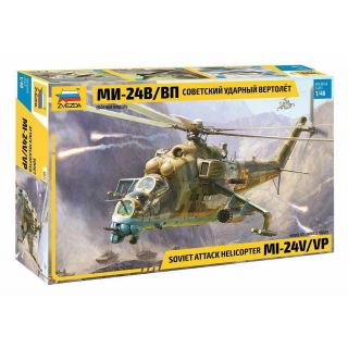 Model Kit vrtulník 4823 - MIL-Mi 24 V/VP (1:48)