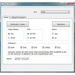 ON SCREEN DISPLAY MODUL / HoTT OSD