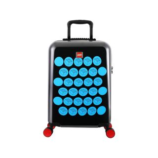 LEGO Luggage Cestovní kufr Brick Dots 20" - černý/modrý