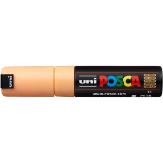 Akrylový popisovač UNI POSCA PC-8K 8mm - světle oranžová