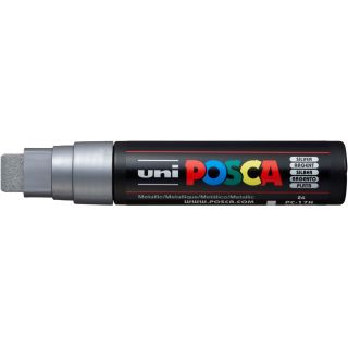Akrylový popisovač UNI POSCA PC-17K 15mm - stříbrná