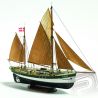 Detailně propracovaná neplovoucí maketa dánského rybářského člunu s plastovým trupem o délce 390 mm dánské firmy Billing Boats. Stavebnice v rozsypu v měřítku 1:60 pro začínající stavitele.