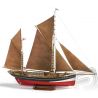 Detailně propracovaná neplovoucí maketa dánské rybářské plachetnice z roku 1930 s dřevěným plaňkovaným trupem o délce 700 mm dánské firmy Billing Boats. Stavebnice v rozsypu v měřítku 1:50 pro mírně pokročilé stavitele.