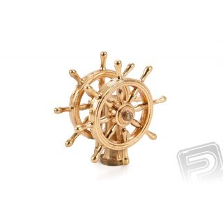 Kormidelní kolo dvojité na sloupku 25mm (1 ks)