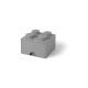 LEGO úložný box s šuplíkem 250x250x180mm - světle růžový