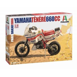 Model Kit motorka 4642 - Yamaha Tenere 660 cc Paris Dakar 1986 (1:9)
