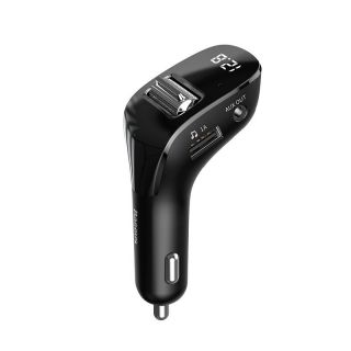 Baseus Streamer F40 AUX wireless MP3 car charger Black (CCF40-01)