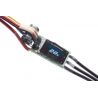 Střední řada regulátorů firmy Hobbywing pro modely letadel. Spínaný BEC 5,2V 2,5A. Trvalý proud 20A, špičkový 30A. Napájení 2-4S. Hmotnost 13g. Rozměry 25x15x5mm.