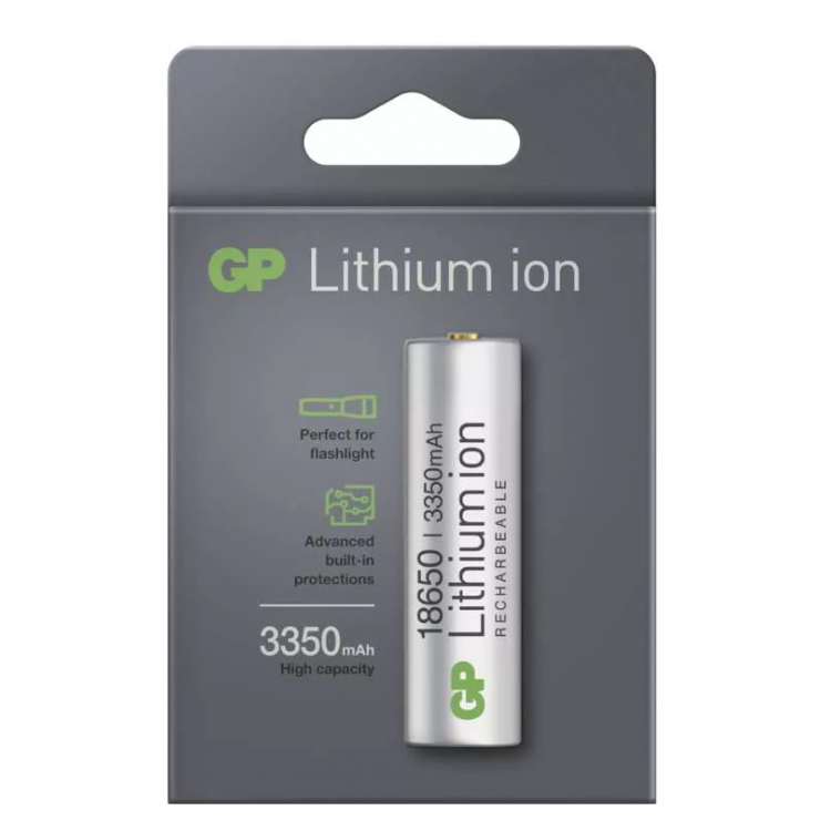 Nabíjacia batéria GP Lithium-ion 18650 3350mAh PCM
