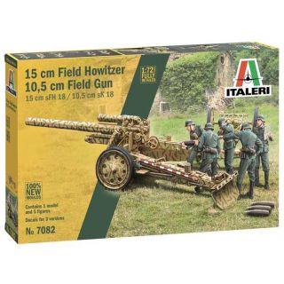 Model Kit military 7082 - 15 cm Field Howitzer / 10,5 cm Field Gun (1:72)