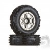 "dboots" Sand Scorpion XL přední kola, černý/chrom disky, nalepené, (2 ks.)