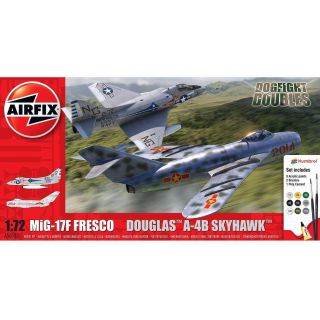 Gift Set letadla A50185 - Mig 17F Fresco Douglas A-4B Skyhawk Dogfight Double (1:72)