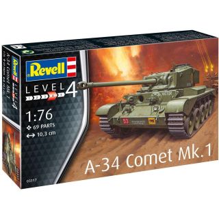 Plastic ModelKit tank 03317 - A-34 Comet Mk.1 (1:76)