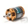 Střídavý elektromotor s rotačním pláštěm nové generace pro modely trenér do 3000g, akro do 2600g, 3D 1500, větroň 3000g, napájení Lixx 3-5s, hřídel 5 mm, regulátor 50-70A. Včetně kleštinového unašeče pro pevnou vrtuli a sady pro zadní montáž.