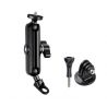 Suitable for 10mm rearview mirror base, 360 Degrees Rotation, Length: 16.3cm, Weight: 127.3gWith the screw and adapter, Compatible with Gopro, Insta360 ONE R, DJI Osmo Action, Pocket 2, FIMI Palm 2, etc.