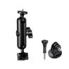 Suitable for 9-16mm mirror stick. 360 Degrees Rotation, Length: 16.5cm, Weight: 205g, With the screw and adapter, Compatible with Gopro, Insta360 ONE R, DJI Osmo Action, Pocket 2, FIMI Palm 2, etc.