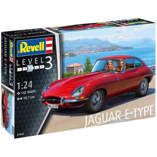 Plastic ModelKit auto 07668 - Jaguar E-Type (Coupé) (1:24)