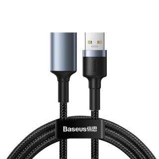 Baseus cafule Cable USB3.0 Male To USB3.0 Female 2A 1m Dark gray