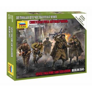 Wargames (WWII) figurky 6269 - Soviet Machine Gun Sqad (1:72)