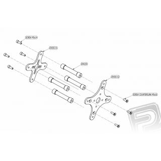 Distanční sloupky 53xx 30mm