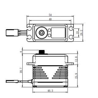 SB-2283MG BRUSHLESS HI VOLT Digitální servo