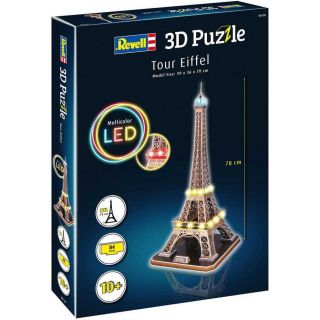 3D Puzzle REVELL 00150 - Tour Eiffel (LED Edition)