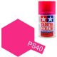 Tamiya Color PS-40 Translucent Pink Polycarbonate Spray 100ml