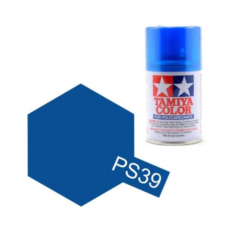 Tamiya Color PS-39 Translucent Lightblue Polycarbonate Spray 100ml