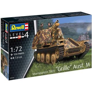 Plastic ModelKit military 03315 - Sturmpanzer 38(t) Grille Ausf. M (1:72)
