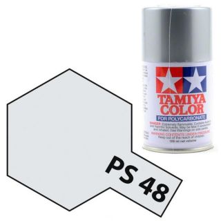 Tamiya Color PS-48 Alu Silver (Chrom) Polycarbonate Spray 100ml