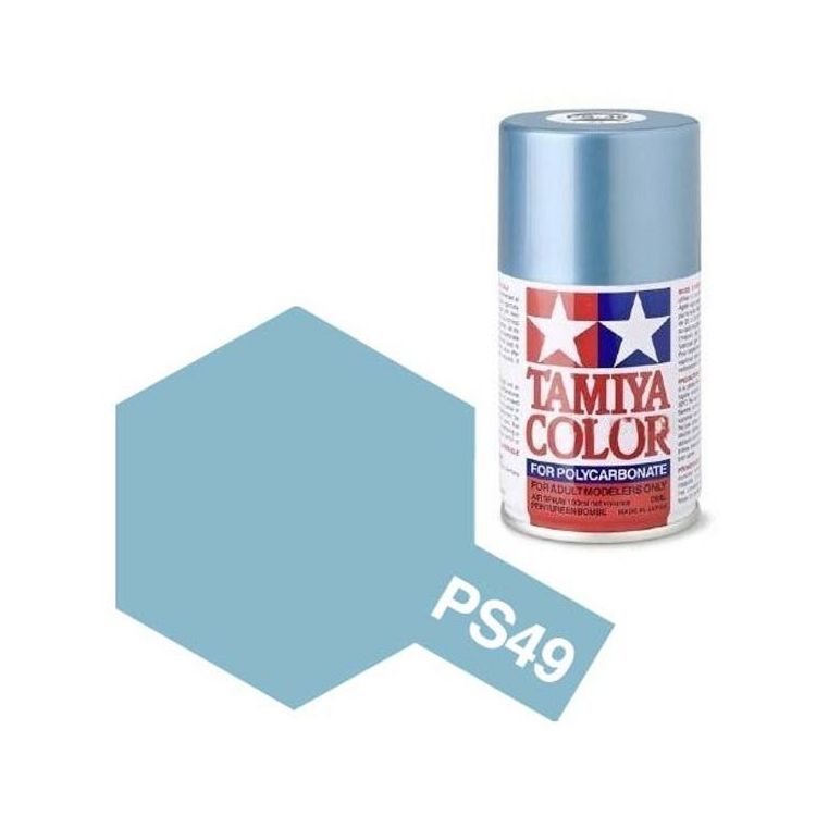 Tamiya Color PS-49 Alu-Effekt Blue Polycarbonate Spray 100ml