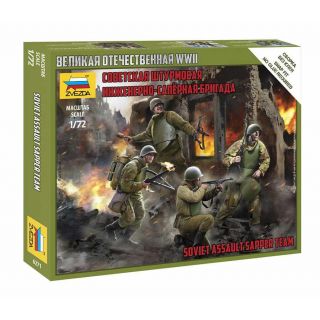 Wargames (WWII) figurky 6271 – Soviet Assault Group (1:72)