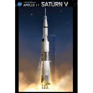 Model Kit Apollo 11017 - APOLLO 11 SATURN V (1:72)