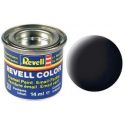 Farba Revell emailová - 32108: matná čierna (black mat)