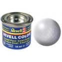 Farba Revell emailová - 32190: metalická strieborná (silver metallic)