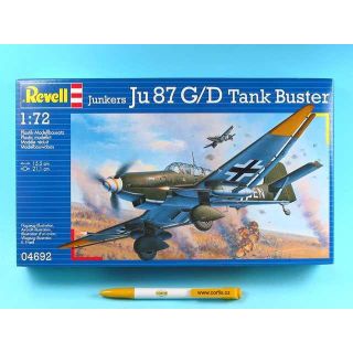 Plastic ModelKit lietadlo 04692 - Junkers JU87 G / D Tank Buster (1:72)