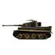 TORRO tank PRO 1/16 RC Tiger I střední verze vícebarevná kamufláž - infra IR - Servo