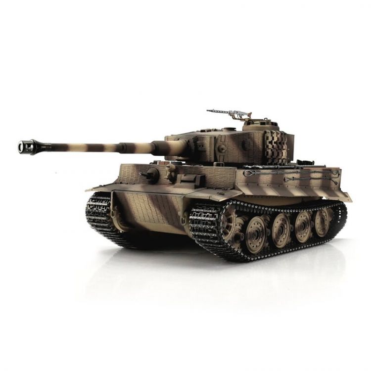 TORRO tank PRO 1/16 RC Tiger I pozdní verze pouštní kamufláž - infra IR