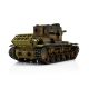 TORRO tank PRO 1/16 RC KV-2 754 (r) vícebarevná kamufláž - Infra IR - kouř z hlavně