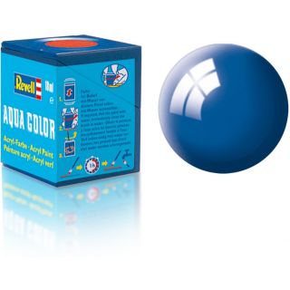 Barva Revell akrylová - 36152: lesklá modrá (blue gloss)