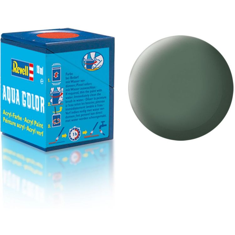 Barva Revell akrylová - 36167: matná zelenavě šedá (greenish grey mat)