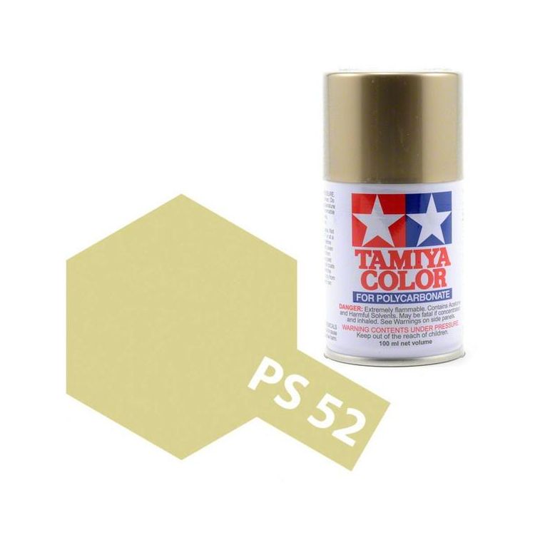 Tamiya Color PS-52 Champagne Gold Polycarbonate Spray 100ml