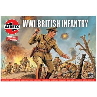 Classic Kit VINTAGE figurky A00727V - WW1 British Infantry (1:76)