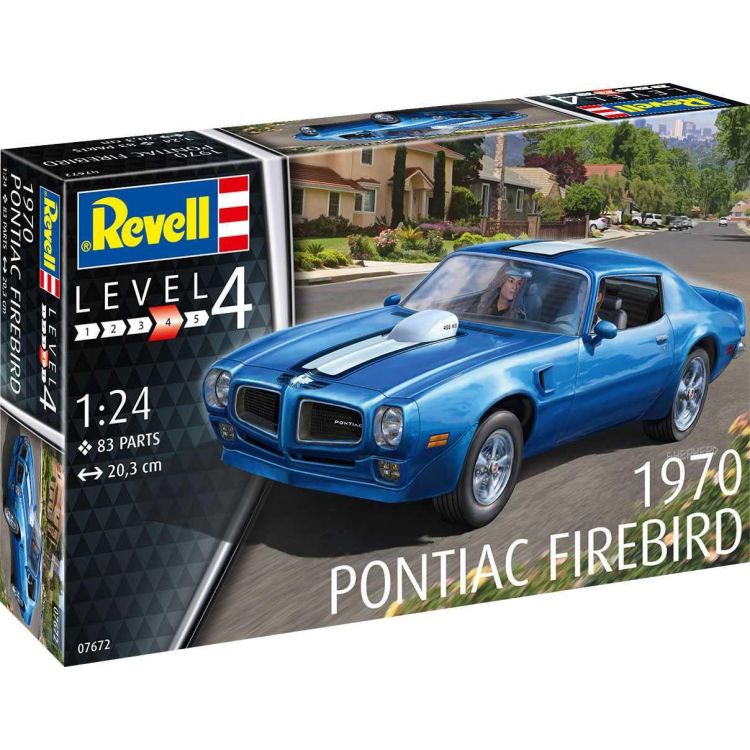 Plastic ModelKit auto 07672 - 1970 Pontiac Firebird (1:25)