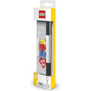 LEGO Gelové pero s minifigurkou černé
