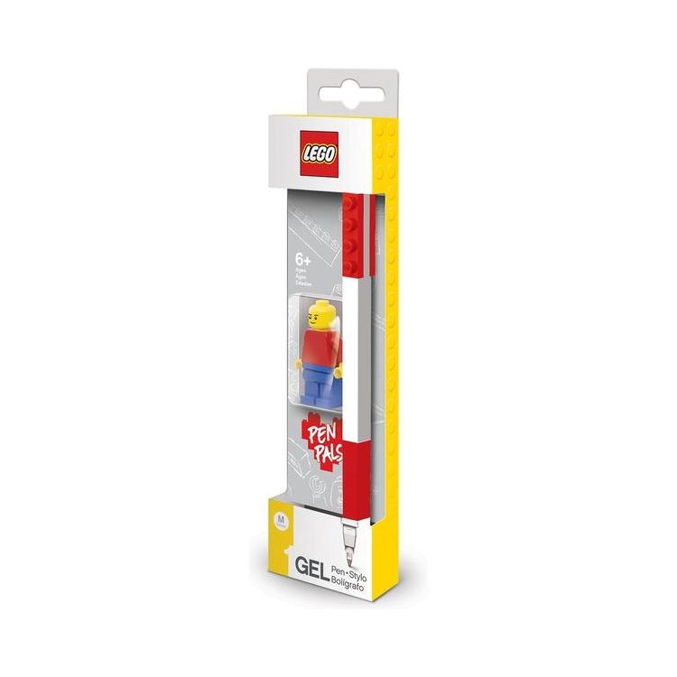 LEGO Gelové pero s minifigurkou červené