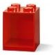 LEGO Brick 4 závěsná police červená
