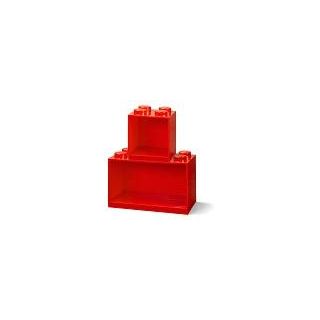 LEGO Brick závěsné police červené, set 2ks