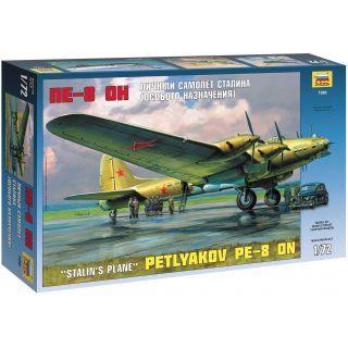Model Kit letadlo 7280 - Petlyakov Pe-8 ON Stalin´s Plane (re-release) (1:72)